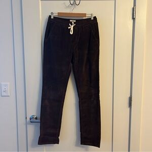 Marine Layer Brown Drawstring Saturday Corduroy Pant